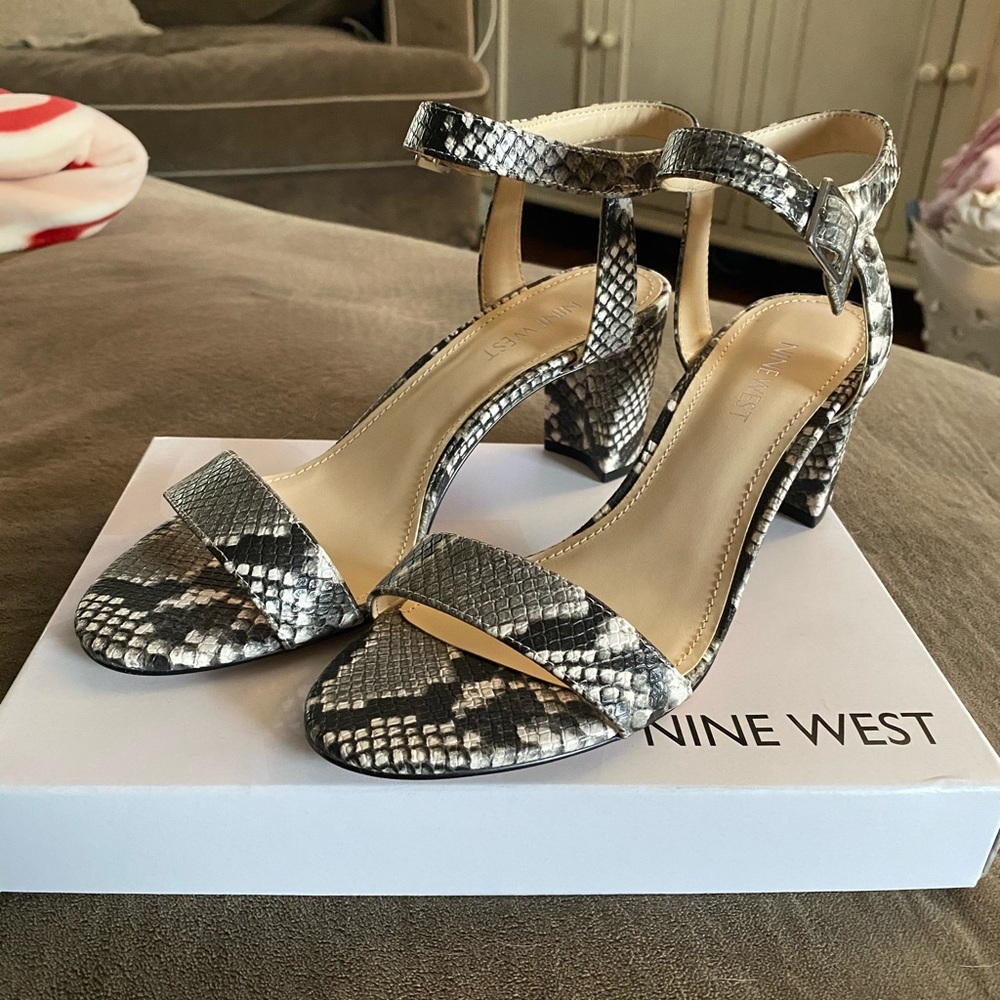 Nine West Snakeskin Heels